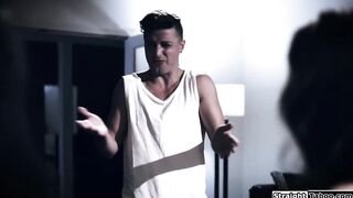 Stepson demand to fuck both his stepmoms