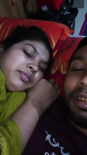 Newly married couple&#039;s cute caring husband wife love viral video