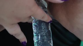 My Medium-sized Silicone Dildo and I in Hot Action
