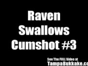 Busty Teen Raven's Tampa Bukkake Party