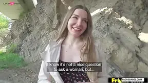 Shyness Fades Away As Arina Shygaya Gets Pounded Outdoors