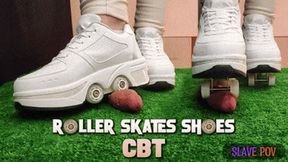 Roller Skates Shoes Cock Crush, CBT and Ballbusting - (Slave POV Version) - Tamystarly - Balls Trample, Bootjob, Trampling, Shoejob, Stomping