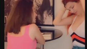 Lesbien with goddess rola