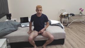 Thomas with Yellow Hair Bare Creampie 2 Times Riding Gay Anal