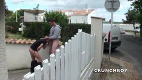 french slut fucked by straight boy in each outdoor beach