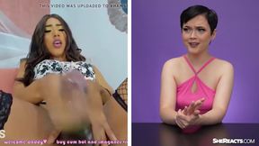 Huge cumshots: transgender twist