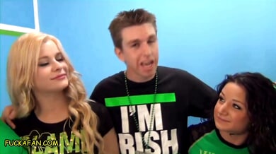 Charlyse Bella, Charity Bangs and Jennifer White in wild St Patrick's Day group sex