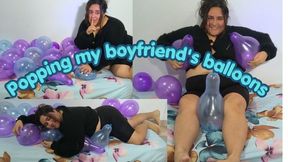 Popping my boyfriend's balloons