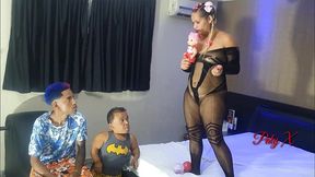 gincana !!! brincadeiras com paty bumbum brinquedo ator e o anao mais famoso da tv brasileira zezinho teves