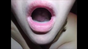 Cute Blue Eyed Blonde Sucks &amp; Swallows Thick Cum Load