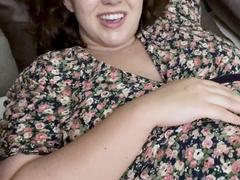 Bbw woman solo toying masturbation