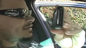 Amazing lesbian trio shares double-sided dildos
