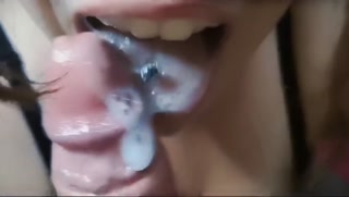 My half brother in my mouth and I swallow everything