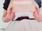 えっちなメイドさんの乳首オナニー