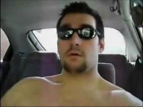 Horny Verbal Dude Jerks Off & Cums in Car