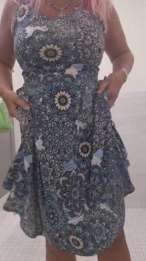 Risky stripped in public