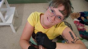 Gloved Nurse Examines You and Collect Semen Sample