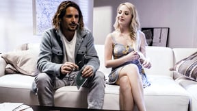 Blonde teen barista fucked by a lying musician on her Birthday