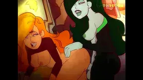 Kim Possible Succumbs to Shegos Forbidden Desire in Hot Animated Tryst