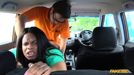 Interracial In The Car