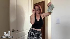 stepmom disciplines a panty thief