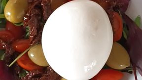 I love meat, especially steaks, but sometimes Italian Buratta from Puglia is wonderful on light d