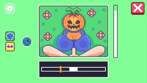 Human man with big dick fucks a pumpkin girl with big boobs and get married