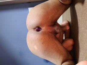 Sucking Real & Clear Dildo (deep Throat)