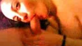 Pale skin Greek hooker sucks my dick and gets doggyfucked on cam