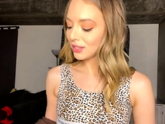 Small titted babe toys her pussy on webcam