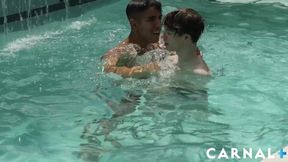 Jay Stryker rips apart Milo Miles with sloppy tongue rimming bareback