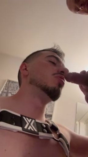 Facial cum in mouth
