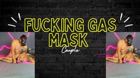 fucking in gas mask couple