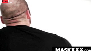 Masked Hunk Wanks Off After Bedtime For His Lover" or "Post Coital Masturbation With A Twist Of Mystery