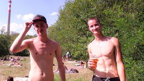 Group action with outdoorsy Czech amateurs