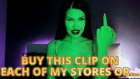 BUY THIS VIDEO ON EACH OF MY STORES OR...