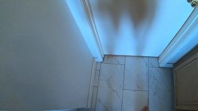 Stepmom wants sex when she catches her stepson peeping on her naked in the shower (POV)