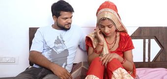 Shy Indian bride explores dark sensual pleasures in intimate moments
