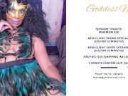 Goddess Nia Masturbation Series Video 1 Trailer