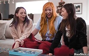 Lauren phillips chaperones her teen neighbor, maya woulfe and her girlfriend lily larimar to