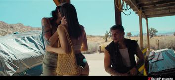 Brunette Vixen Explores Interracial Passion in Outdoor Play