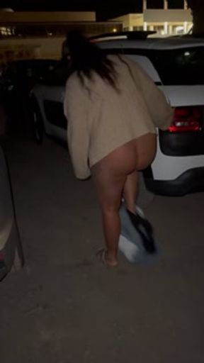 Pissing In The Night On The Street😈💦