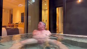 Some Fun in a Hot Tub in Fuji Japan