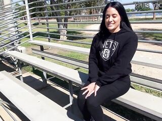 Yolanda Yamz Rome Major Curvy Brunette MILF Outdoor Forest Passion