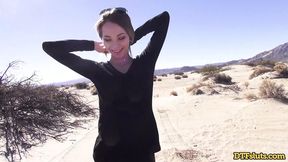 DTFsluts - young Angel Smalls gets banged in the back of a truck