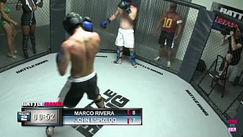 Brunette Mulani kisses Marco while taking his big tool in her shaved pussy