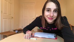 Ellie 10 minute Feet On The Table Sise 12
