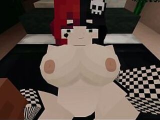 The emo cutie can't control herself and screws me sensually / Minecraft Jenny Mod