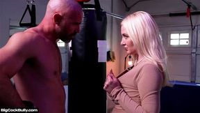 Big Cock Bully tit blonde Kate Dee fucks her husband's big cock bully boss