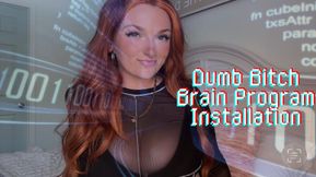 Dumb Bitch Brain Program Installation - Mind Fuck Mesmerize TPE Total Power Exchange Goddess Worship Humiliation